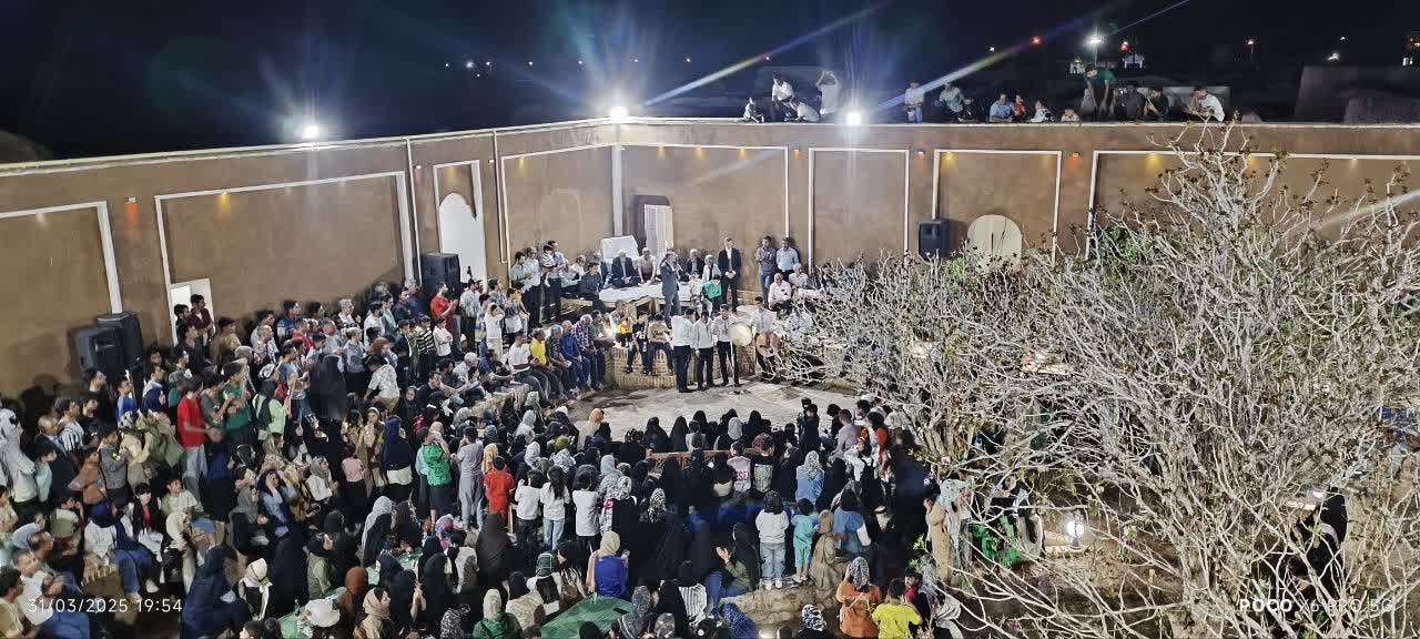 مراسم عروسی سنتی نمادین در روستای حلوان برگزار شد