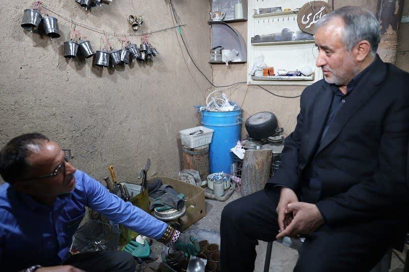 حمایت از صنایع‌دستی در سرایان؛ بازدید استاندار خراسان جنوبی از بازارچه محلی