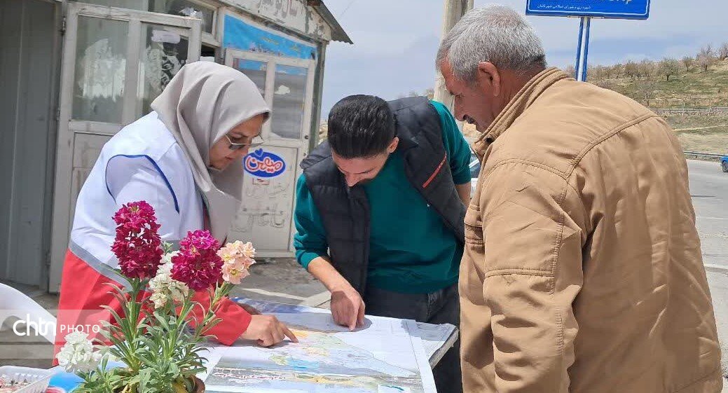 خدمات‌رسانی هلال‌احمر چهارمحال و بختیاری به مسافران نوروزی استمرار دارد