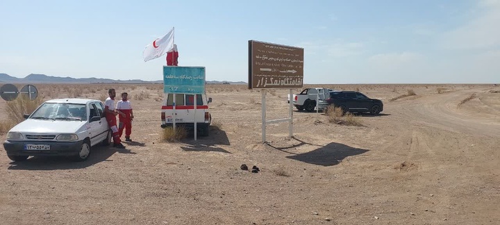 بهره‌مندی ۲۱۲ هزار نفر مسافر از خدمات هلال احمر خراسان‌جنوبی در نوروز