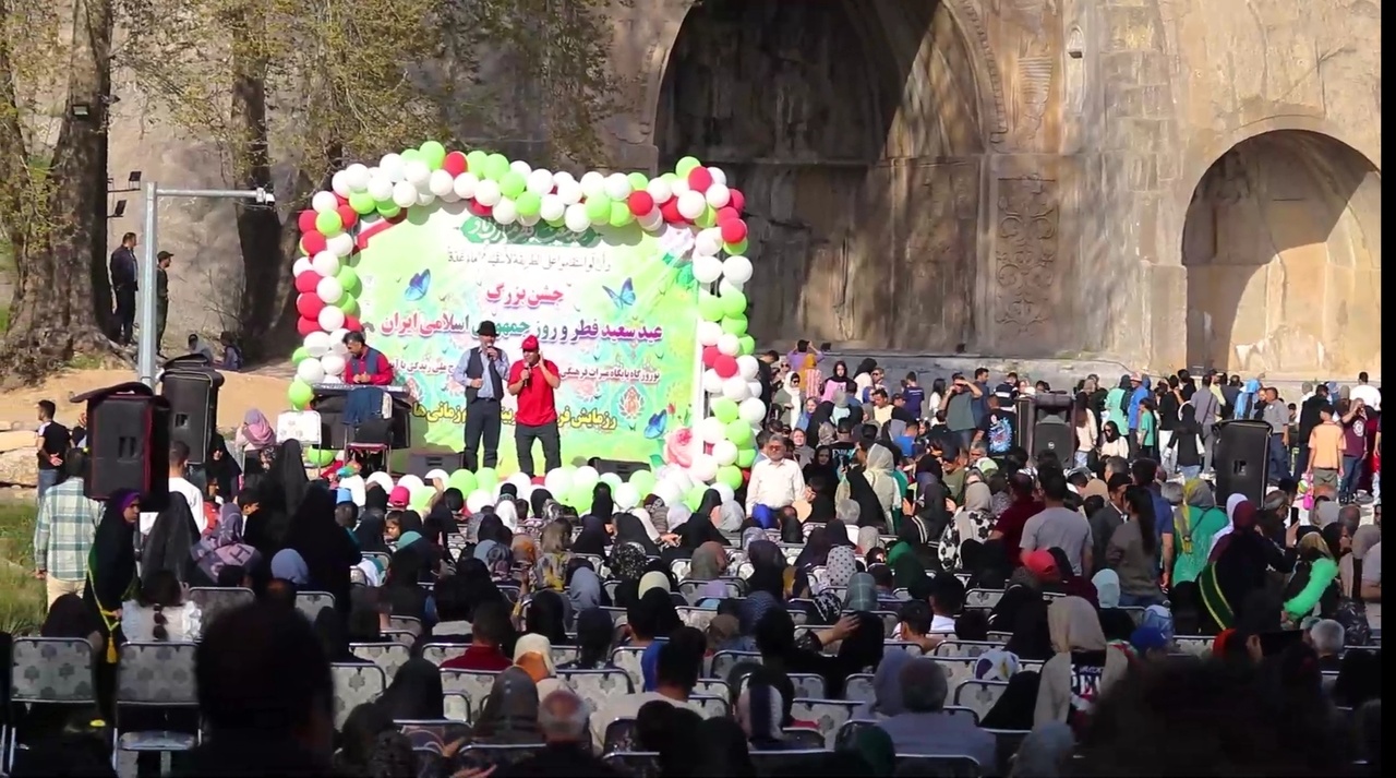 تاق‌بستان باشکوه غرق در شادی و نشاط نوروزی