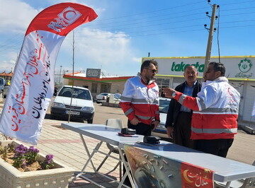 ارائه بیش از ۴۰۰ هزار خدمت نوروزی از سوی هلال‌احمر قزوین