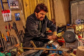 درگذشت استاد پیشکسوت چاقوسازی و چلنگری راین کرمان