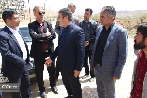 بازدید رئیس سازمان برنامه وبودجه استان از پروژهای گردشگری