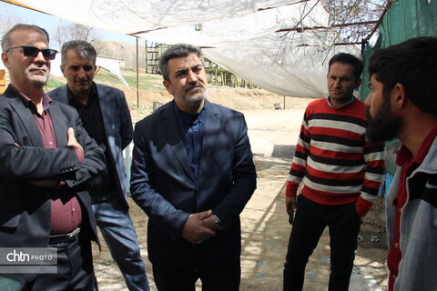 بازدید رئیس سازمان برنامه وبودجه استان از پروژهای گردشگری
