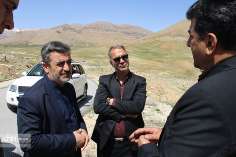 بازدید رئیس سازمان برنامه وبودجه استان از پروژهای گردشگری