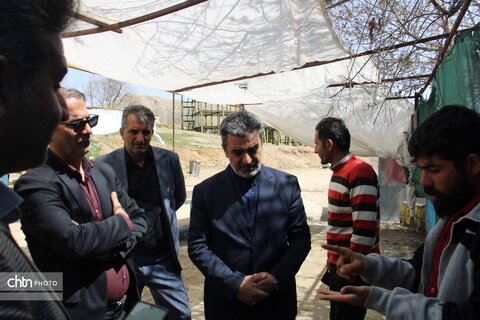 بازدید رئیس سازمان برنامه وبودجه استان از پروژهای گردشگری