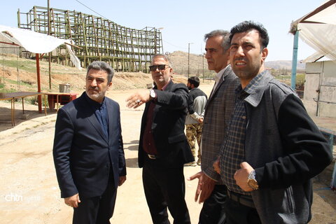 بازدید رئیس سازمان برنامه وبودجه استان از پروژهای گردشگری