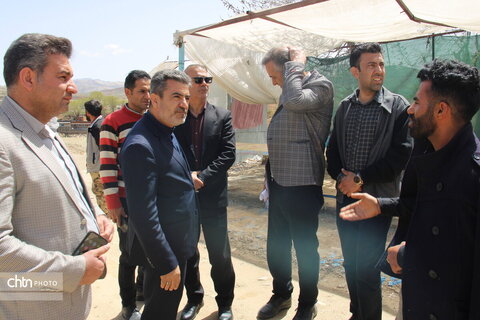 بازدید رئیس سازمان برنامه وبودجه استان از پروژهای گردشگری