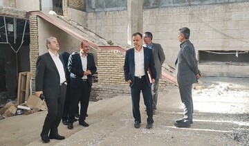 بازدید معاون توسعه مدیریت و منابع از پروژه موزه منطقه‌ای کرمانشاه 