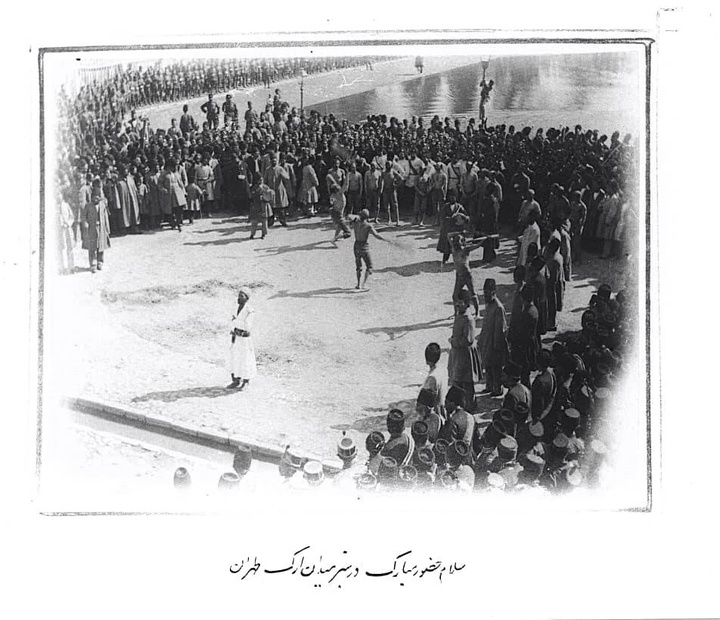 طنین ضرب زورخانه‌ای در قلب تاریخ تهران/ اجرای مرشد محمد جواد خرمی در کاخ گلستان