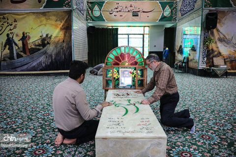 حضور مدیرکل روابط‌عمومی وزارت میراث‌فرهنگی، گردشگری و صنایع‌دستی در یادمان شهیدعلی هاشمی