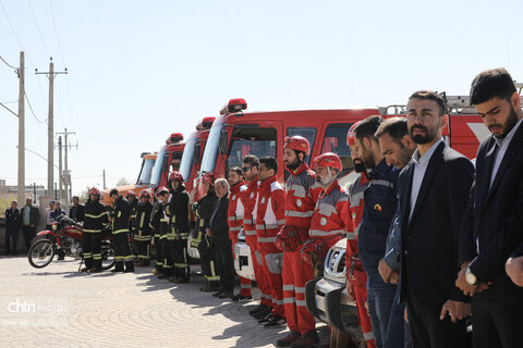 برگزاری مانور آمادگی و مدیریت بحران در بقعه شیخ جبرائیل اردبیل