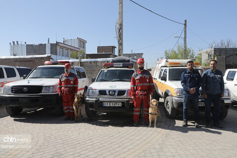 برگزاری مانور آمادگی و مدیریت بحران در بقعه شیخ جبرائیل اردبیل
