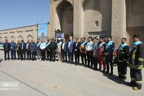 برگزاری مانور آمادگی و مدیریت بحران در بقعه شیخ جبرائیل اردبیل