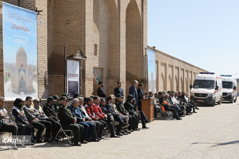 برگزاری مانور آمادگی و مدیریت بحران در بقعه شیخ جبرائیل اردبیل