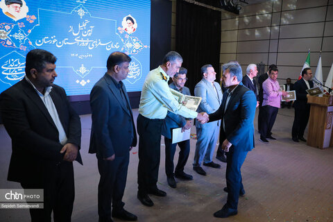 آیین تجلیل از خادمان سفرهای نوروزی خوزستان