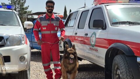 مانور آمادگی امدادگران و نهادهای خدماتی برای حفاظت از آثار در حین و پس از بحران در مکان باغ جهانی دولت آباد