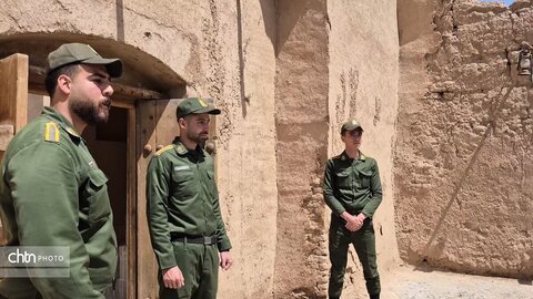 مانور آمادگی امدادگران و نهادهای خدماتی برای حفاظت از آثار در حین و پس از بحران در مکان باغ جهانی دولت آباد