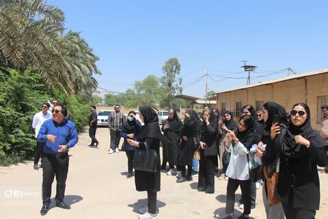 تور تخصصی بازدید از بناهای تاریخی ماهشهر برگزار شد