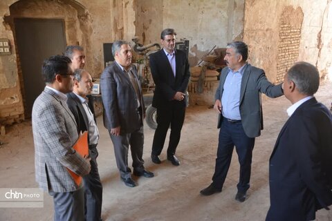 مدیرکل دیوان محاسبات یزد به همراه مدیر میراث فرهنگی یزد از پروژه‌های میراثی و گردشگری بازدید کردند