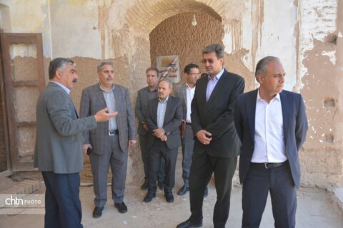 مدیرکل دیوان محاسبات یزد به همراه مدیر میراث فرهنگی یزد از پروژه‌های میراثی و گردشگری بازدید کردند