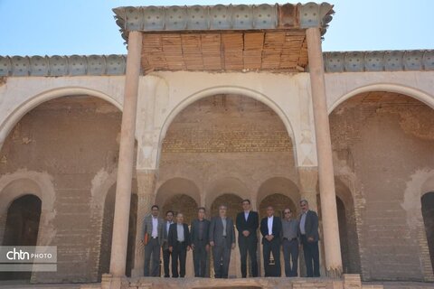 مدیرکل دیوان محاسبات یزد به همراه مدیر میراث فرهنگی یزد از پروژه‌های میراثی و گردشگری بازدید کردند