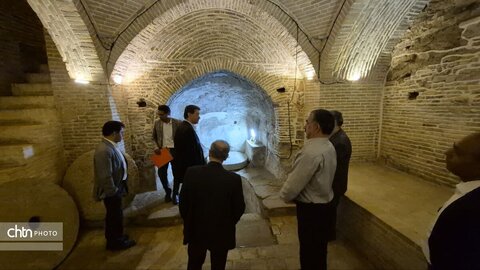 مدیرکل دیوان محاسبات یزد به همراه مدیر میراث فرهنگی یزد از پروژه‌های میراثی و گردشگری بازدید کردند