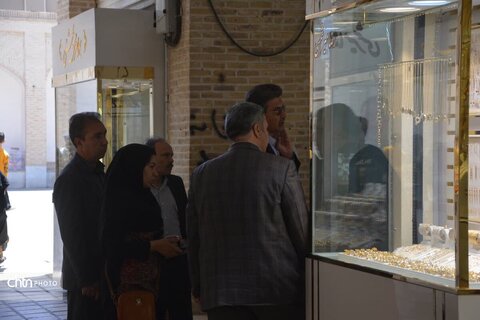 مدیرکل دیوان محاسبات یزد به همراه مدیر میراث فرهنگی یزد از پروژه‌های میراثی و گردشگری بازدید کردند