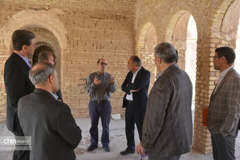 مدیرکل دیوان محاسبات یزد به همراه مدیر میراث فرهنگی یزد از پروژه‌های میراثی و گردشگری بازدید کردند