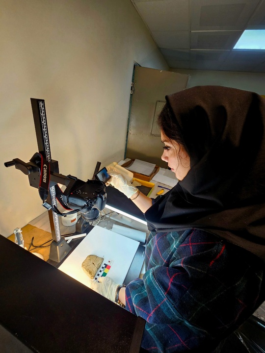 انجام پروژه «عکاسی از کتیبه‌های یونانی موزه ملی ایران»