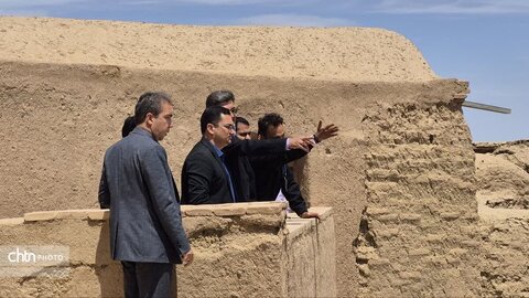 مدیرکل میراث فرهنگی یزد از قلعه خرانق  بازدید کرد