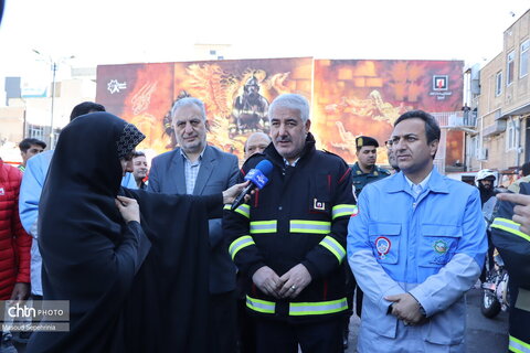 مانور مانور آمادگی و مدیریت بحران آثار تاریخی در تبریز
