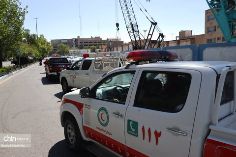 مانور مانور آمادگی و مدیریت بحران آثار تاریخی در تبریز