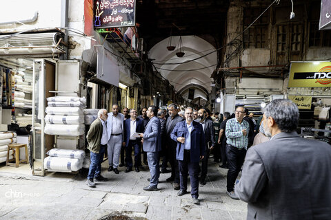 بازدید و بررسی آخرین وضعیت بازار بزرگ اصفهان