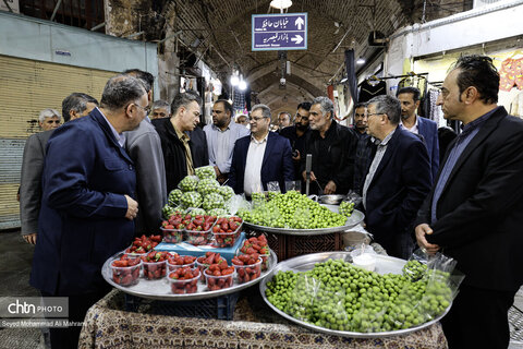 بازدید و بررسی آخرین وضعیت بازار بزرگ اصفهان