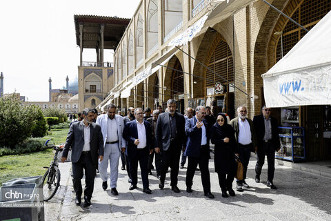 بازدید و بررسی آخرین وضعیت بازار بزرگ اصفهان