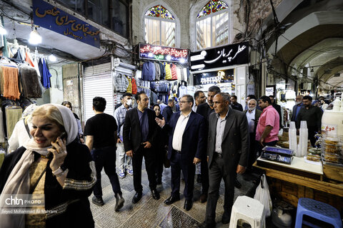 بازدید و بررسی آخرین وضعیت بازار بزرگ اصفهان