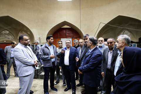 بازدید و بررسی آخرین وضعیت بازار بزرگ اصفهان
