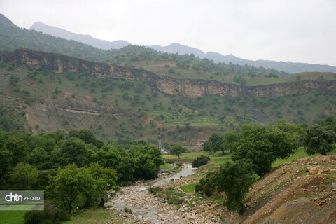 دیدن طبیعت بهاری از ارتفاعات بازفت چهارمحال و بختیاری زیباتر است