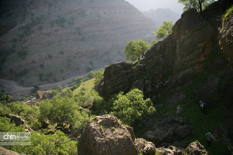 دیدن طبیعت بهاری از ارتفاعات بازفت چهارمحال و بختیاری زیباتر است