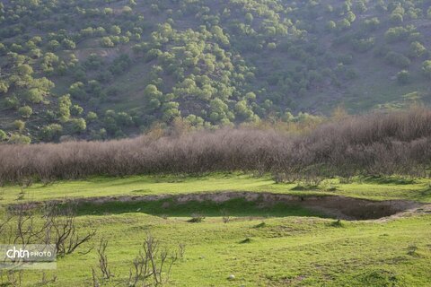 دیدن طبیعت بهاری از ارتفاعات بازفت چهارمحال و بختیاری زیباتر است