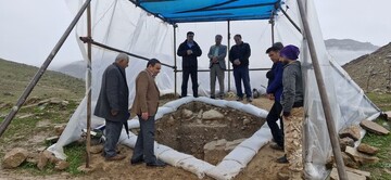 پایان فصل دوم کاوش باستان‌شناسی در تپه بی‌بی زلیخایی کهگیلویه