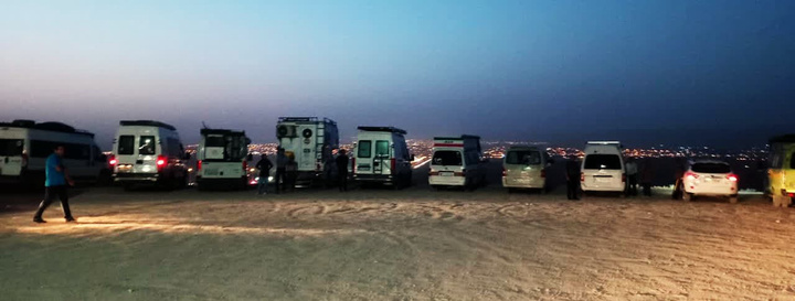 بازدید کمپرهای گردشگری از جاذبه‌های تاریخی و فرهنگی خوسف