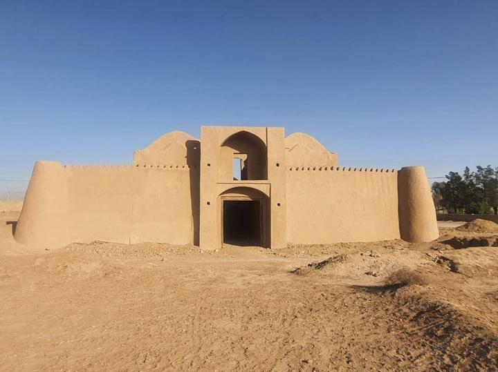 پایان مرمت بخش دیگری از چاپارخانه همت آباد