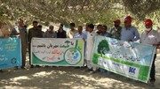 پاکسازی محوطه انجیر معابد با حضور فعالان گردشگری چابهار