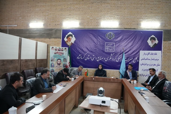 برگزاری نخستین جلسه کارگروه تخصصی تسهیل و رفع موانع تولید در حوزه گردشگری کرمانشاه