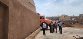 بازدید فرماندار شهرستان انار از روند مرمت مسجد تاریخی خواجه