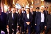 بازدید استاندار اربیل عراق از کاروانسرای جهانی سعدالسلطنه قزوین
