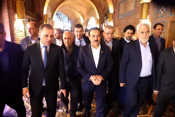 بازدید استاندار اربیل عراق از کاروانسرای جهانی سعدالسلطنه قزوین